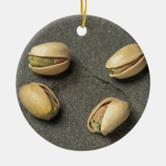 Pistachios Keramisch Ornament (Voorkant)