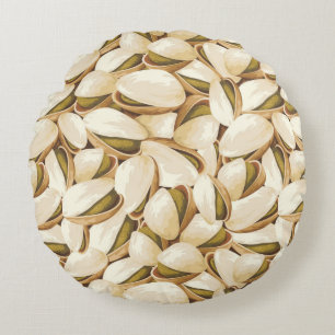 Pistachios Rond Kussen