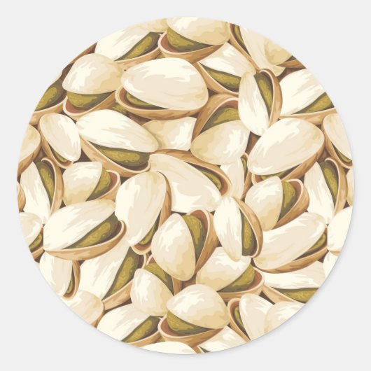 Pistachios Ronde Sticker (Voorkant)