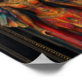 Pistis Sophia Gnostische Godin Abstracte Schilderi Poster (Hoek)