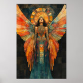 Pistis Sophia Gnostische Godin Mozaïek Schilderkun Poster (Voorkant)