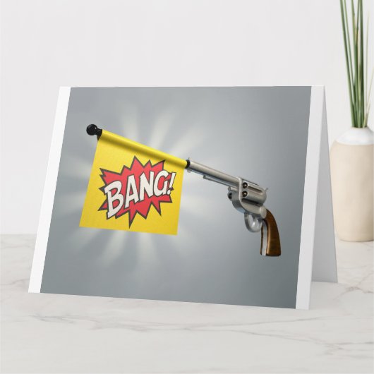 Pistol Bang Flag Kaart (Voorkant)