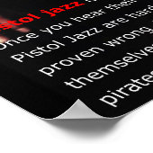 PISTOL JAZZ ポスター(大) POSTER (Hoek)