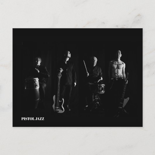 PISTOL JAZZ BRIEFKAART (Voorkant)