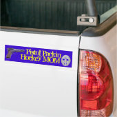 Pistol Packin Hockey Mam! Bumpersticker (Op Truck)