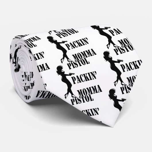 Pistol Packin' Momma 2 Stropdas (Opgerold)