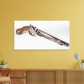 Pistol van Abd el-Kader Canvas Afdruk (Insitu (Woonkamer))