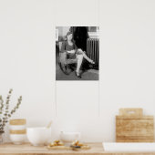 Pistol Verborgen in Garter, 1922. foto Poster (Keuken)