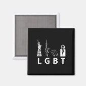 Pistolen Bijbel Trump Magneet (Voorkant / Achterkant)
