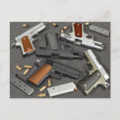 PISTOLEN! BRIEFKAART (Voorkant)