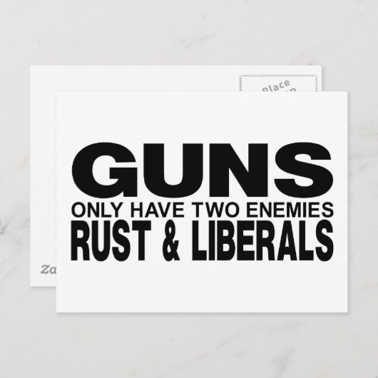 PISTOLEN BRIEFKAART (Voorkant / Achterkant)