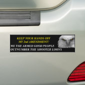 PISTOLEN BUMPERSTICKER (Op auto)