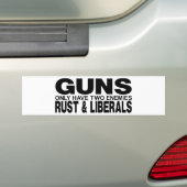 PISTOLEN BUMPERSTICKER (Op auto)