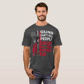 Pistolen doden geen mensen met  dochters t-shirt (Voorkant volledig)