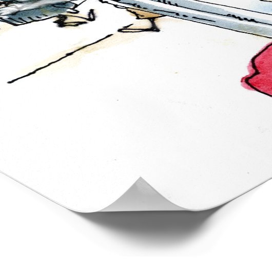 Pistolen doden geen Poster van mensen (Hoek)