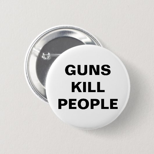 PISTOLEN doden MENSEN Pro Pistool Ronde Button 5,7 Cm (Voorkant /achterkant)