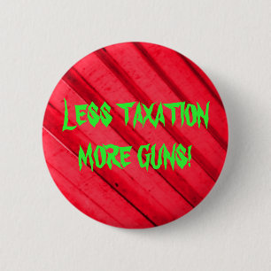 Pistolen en belastingen ronde button 5,7 cm