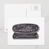 Pistolen en omloops Logo3.png Briefkaart (Voorkant / Achterkant)