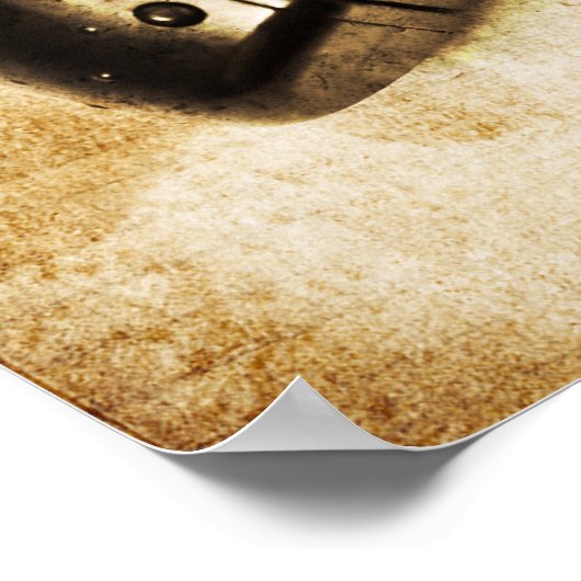 Pistolen en religie poster (Hoek)