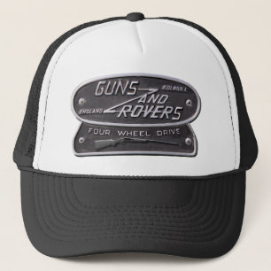 Pistolen en roofovers Logo Trucker Pet