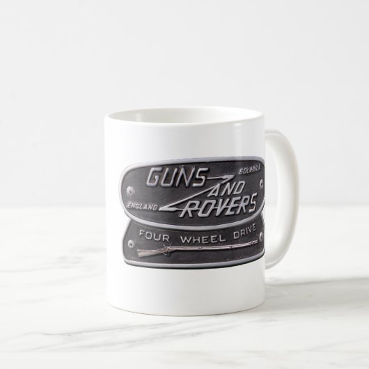 Pistolen en Rovers Forum Badge Koffiemok (Voorkant rechts)