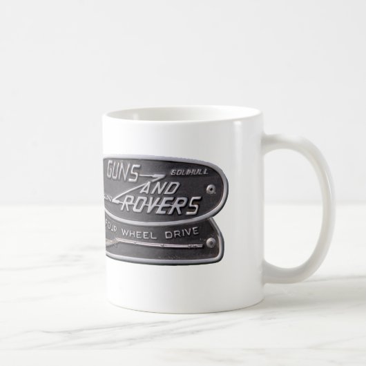 Pistolen en Rovers Forum Badge Koffiemok (Rechts)