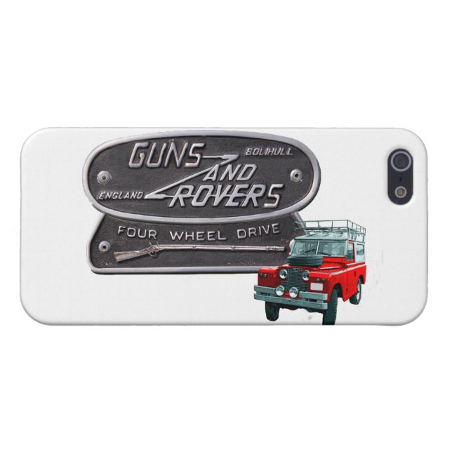 Pistolen en Rovers Red Rover iPhone Hoesje (Achterkant Horizontaal)
