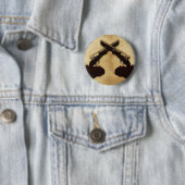 Pistolen en Rozen Ronde Button 5,7 Cm (In situ)