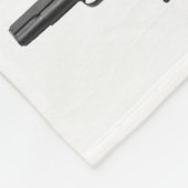 PISTOLEN FLEECE DEKEN (Hoek)