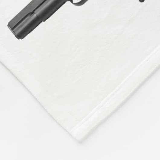 PISTOLEN FLEECE DEKEN (Hoek)