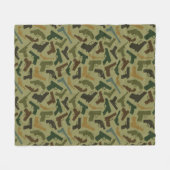Pistolen Fleece Deken (Voorkant (Horizontaal))