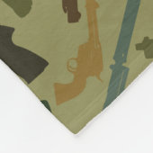 Pistolen Fleece Deken (Hoek)