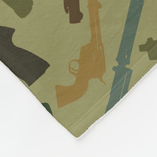 Pistolen Fleece Deken (Hoek)