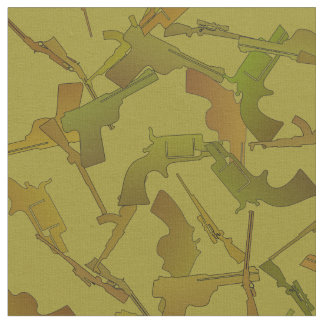 Pistolen Groen en Bruin Mock Camo Pattern Stof