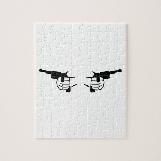 Pistolen handen legpuzzel (Verticaal)