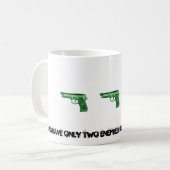 PISTOLEN HEBBEN 2 ENEMIES! KOFFIEMOK (Voorkant links)