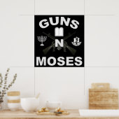 Pistolen in Moses Dark Poster (Keuken)