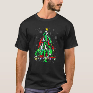 Pistolen kerstbomen Ornament Xmas Lights Pistool T-shirt