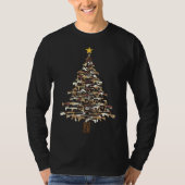 Pistolen kerstboom - Camo Print Xmas cadeau voor P T-shirt (Voorkant)