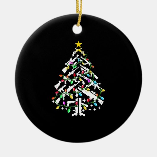 Pistolen kerstboom Ornament (Voorkant)