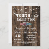 Pistolen of Glitter Gender onthullen Kaart (Voorkant)