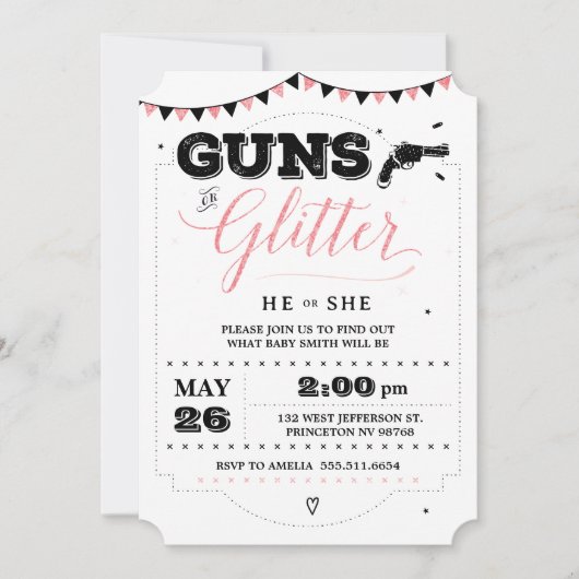 Pistolen of Glitter Gender Publications Kaart (Voorkant)