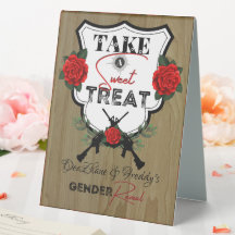 Pistolen of Rozen Geslacht onthullen Baby shower