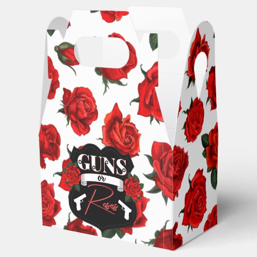 Pistolen of Rozen Geslacht onthullen Baby shower B Bedankdoosjes (Geopend)