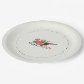 Pistolen of Rozen Geslacht onthullen decoratief Bo Papieren Bordje (Gekanteld)