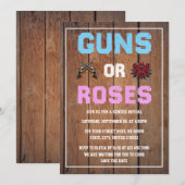 Pistolen of Rozen Geslacht onthullen Kaart (Voorkant / Achterkant)