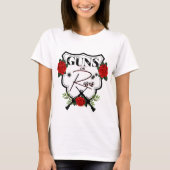 Pistolen of Rozen Geslacht onthullen mama Rozen T-shirt (Voorkant)