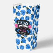 Pistolen of Rozen Geslacht Onthullen Roze/Blauw Ba Bedankdoosjes (Achterkant)