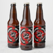 Pistolen of Rozen Rood vs Zwart Geslacht Onthullen Bier Etiket (Flessen)