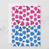 Pistolen of Rozen Roze & Blauw Genderonthulling Kaart (Achterkant)